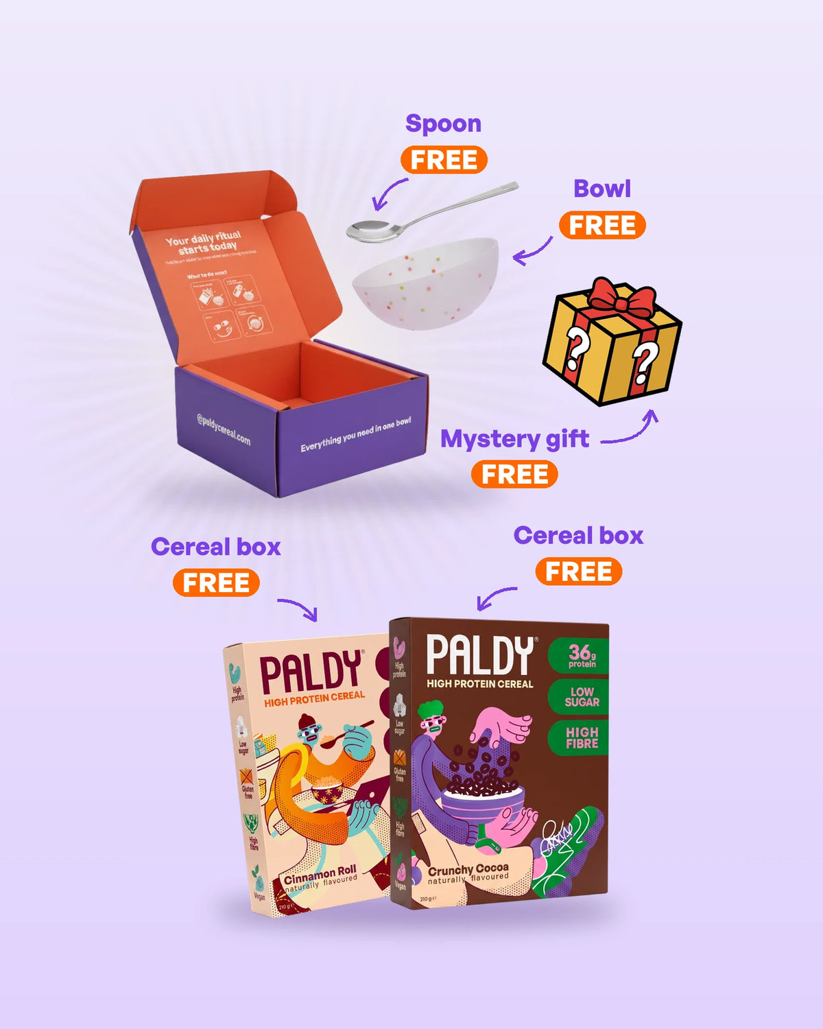 Paldy 8 pack free gifts, subscription (en)